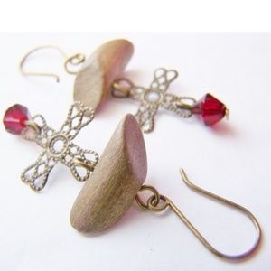 “La Rustica” Earrings - New / gift packaging